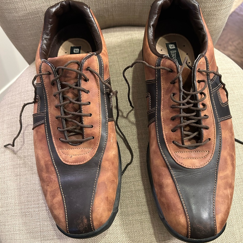 FootJoy Brown and Black Men's Sneakers